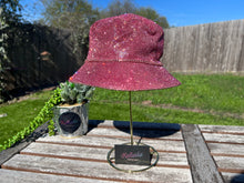 Load image into Gallery viewer, Rose Pink Rhinestone Bucket Hat