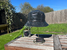 Load image into Gallery viewer, Silver Hematite Rhinestone Bucket Hat