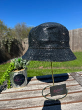 Load image into Gallery viewer, Silver Hematite Rhinestone Bucket Hat