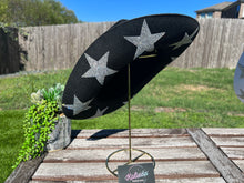 Load image into Gallery viewer, Black Cowboy Hat with Rhinestone Stars