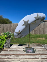 Load image into Gallery viewer, White Cowboy Hat with Rhinestone Stars