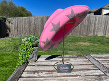 Load image into Gallery viewer, Pink Cowboy Hat with AB Rhinestone Stars