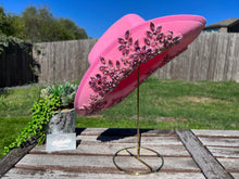 Load image into Gallery viewer, Pink Cowboy Hat with Rhinestone Flowers