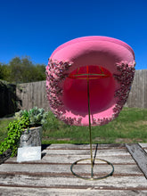 Load image into Gallery viewer, Pink Cowboy Hat with Rhinestone Flowers