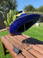 Load image into Gallery viewer, Sapphire Blue Rhinestone Cowboy Hat