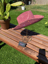 Load image into Gallery viewer, Rose Pink Rhinestone Cowboy Hat