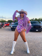 Load image into Gallery viewer, Pink Cowboy Hat w/ Crystal AB Rhinestones
