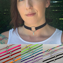 Load image into Gallery viewer, Large O Ring Elastic Choker Necklace