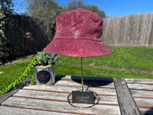 Load image into Gallery viewer, Rose Pink Rhinestone Bucket Hat

