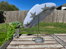 Load image into Gallery viewer, White Cowboy Hat with Rhinestone Stars
