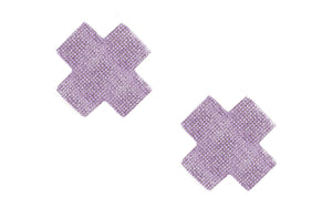 Light Purple Rhinestone X Pasties