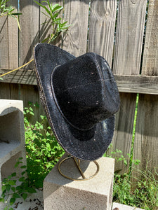 Black Rhinestone Cowboy Hat